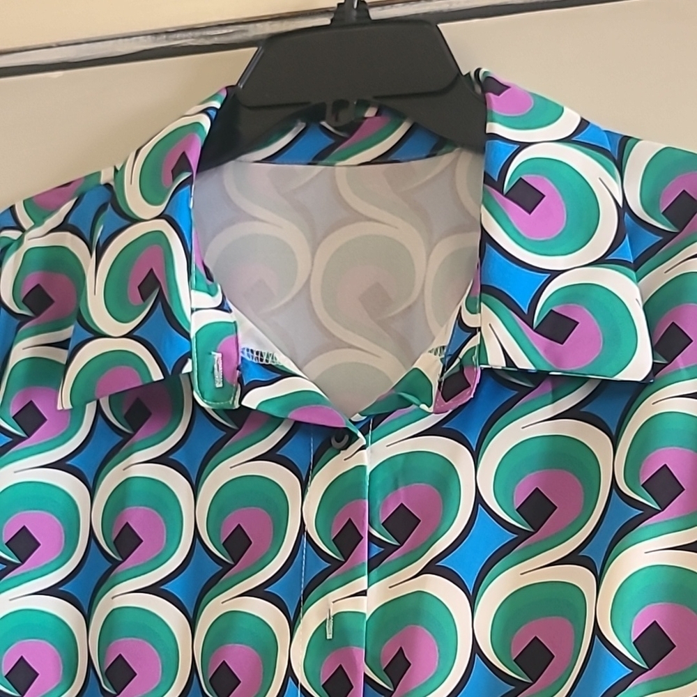 Colorful Geometric Pattern Shirt - Picture 6 of 6